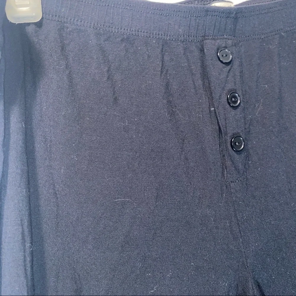 Nicole Miller Black Lounge Pants Women’s Size Large - Picture 4 of 5